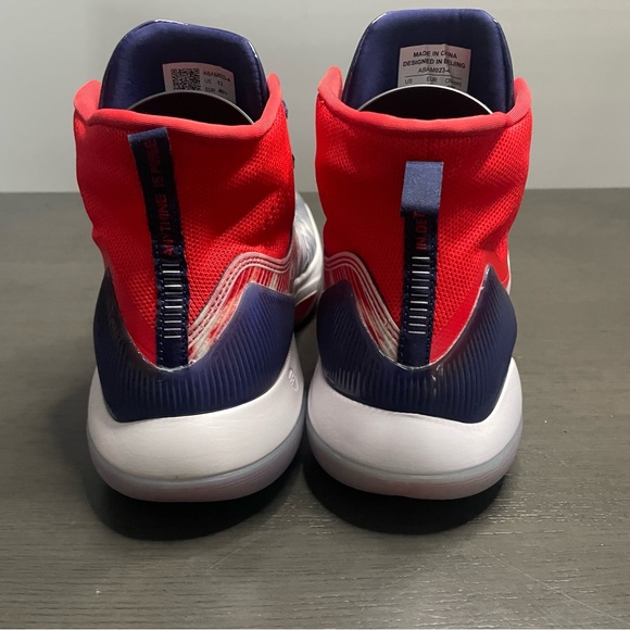Li-Ning YuShuai 11 Evan Turner Red, White, Blue Men's Basketball Shoe US Size 12 - Picture 8 of 12